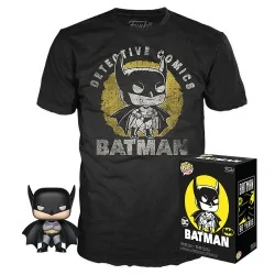 DC Comics POP BOX! POP FIGURE AND T-SHIRT Batman EXCLUSIVE