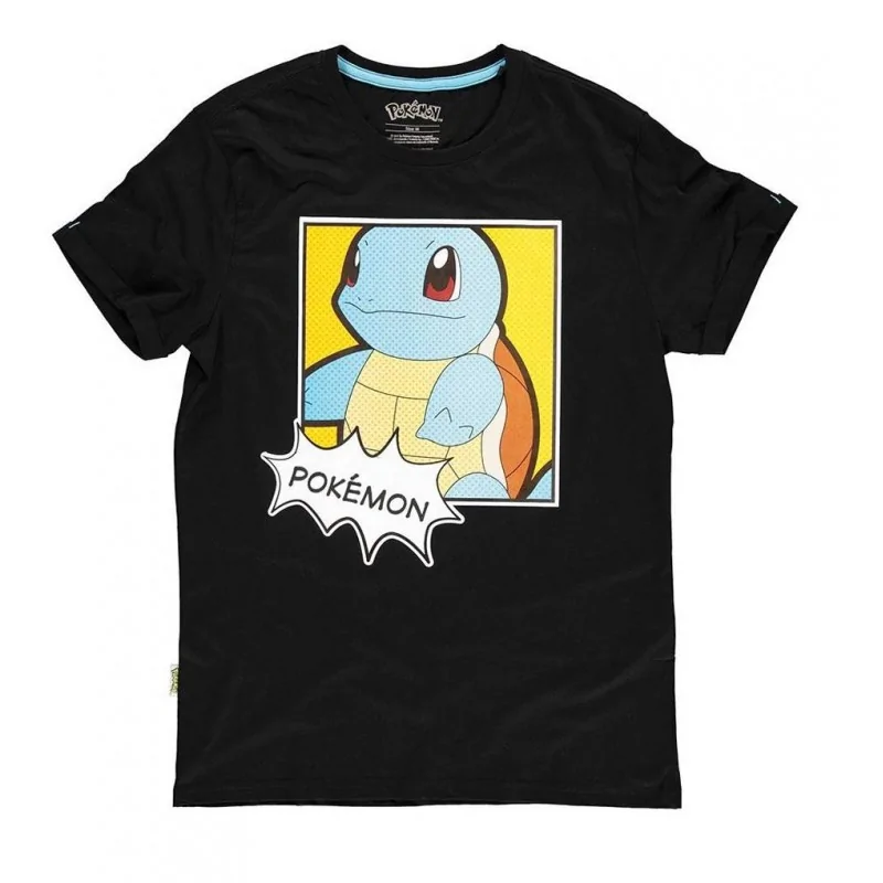 T-shirt Pokémon Squirtle black