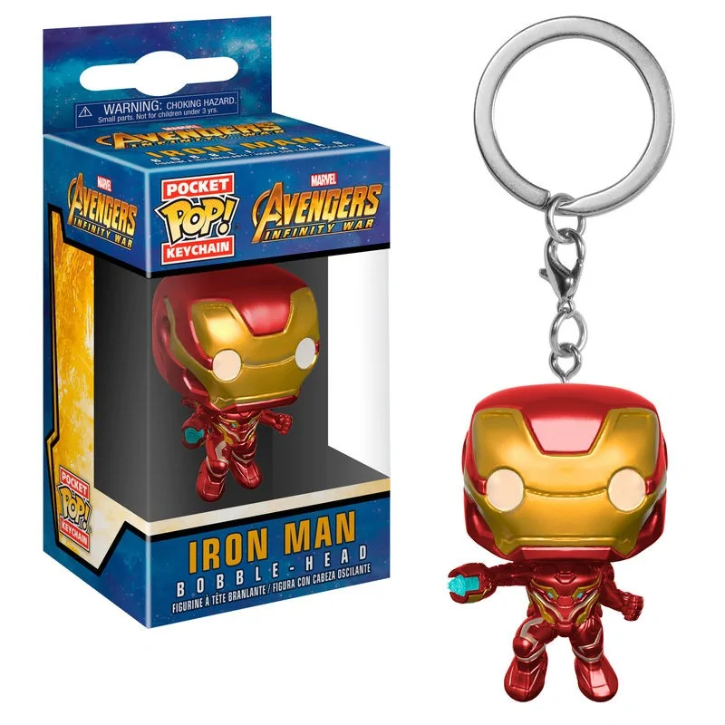 Funko POP klíčenka Marvel Avengers Iron Man 5 cm