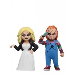 Bride of Chucky Toony Terrors Action Figure 2-Pack Chucky & Tiffany 8 cm