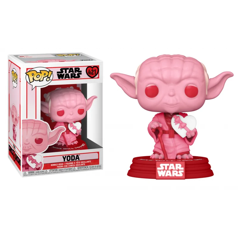 POP figure Yoda with Heart Star Wars 9 cm