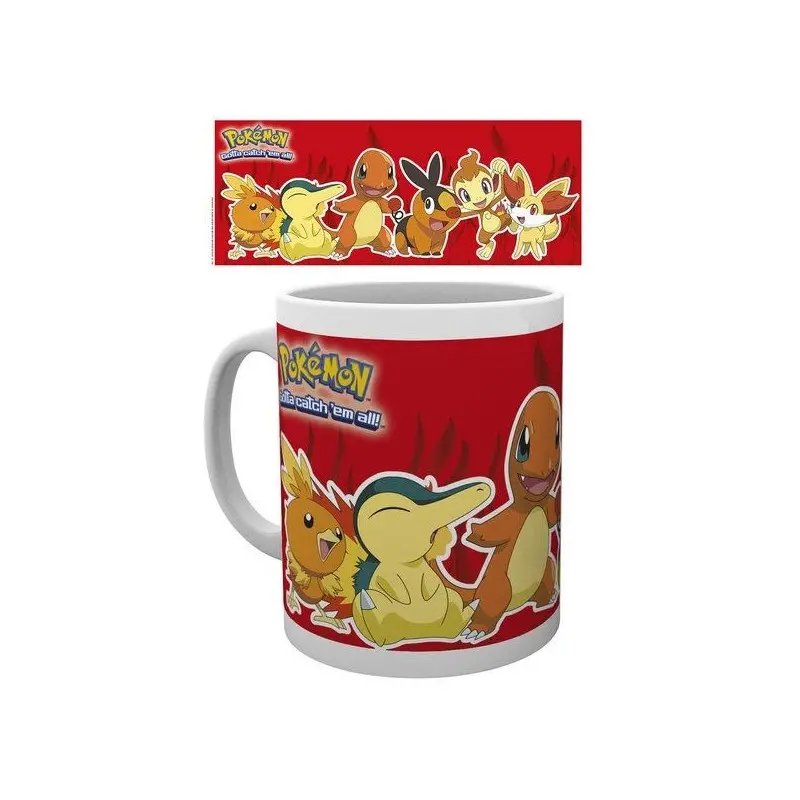 Pokemon Mug Fire Partners hrnek 300 ml