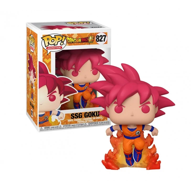 POP figurka Dragon ball Super Saiyan God Goku 9 cm exclusive