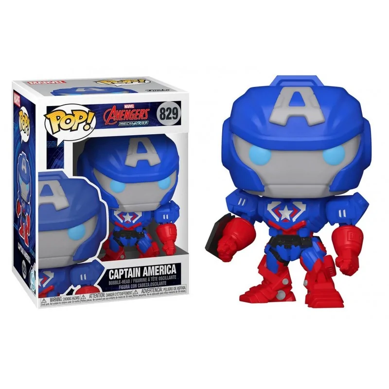 POP figurka Marvel Mech Captain America 9 cm