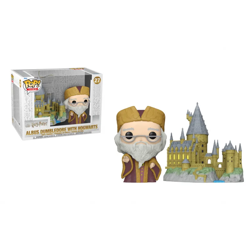 POP figurka Albus Dumbledore with Hogwarts 15 cm