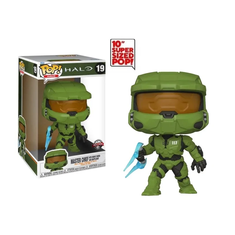 POP figure Halo Master Chief with Energy sword and Grappleshot 25 cm