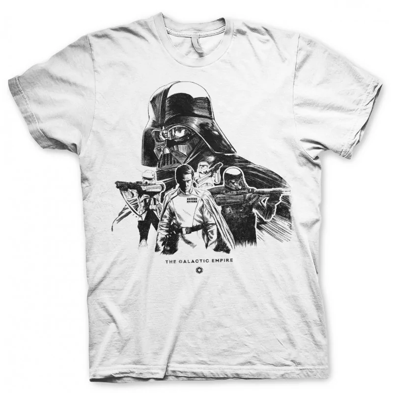 Pánské tričko Star Wars Darth Vader bílé