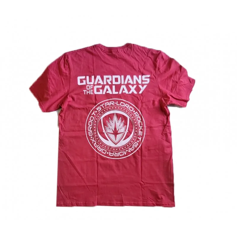 Pánské tričko Strážci galaxie Shield červené
