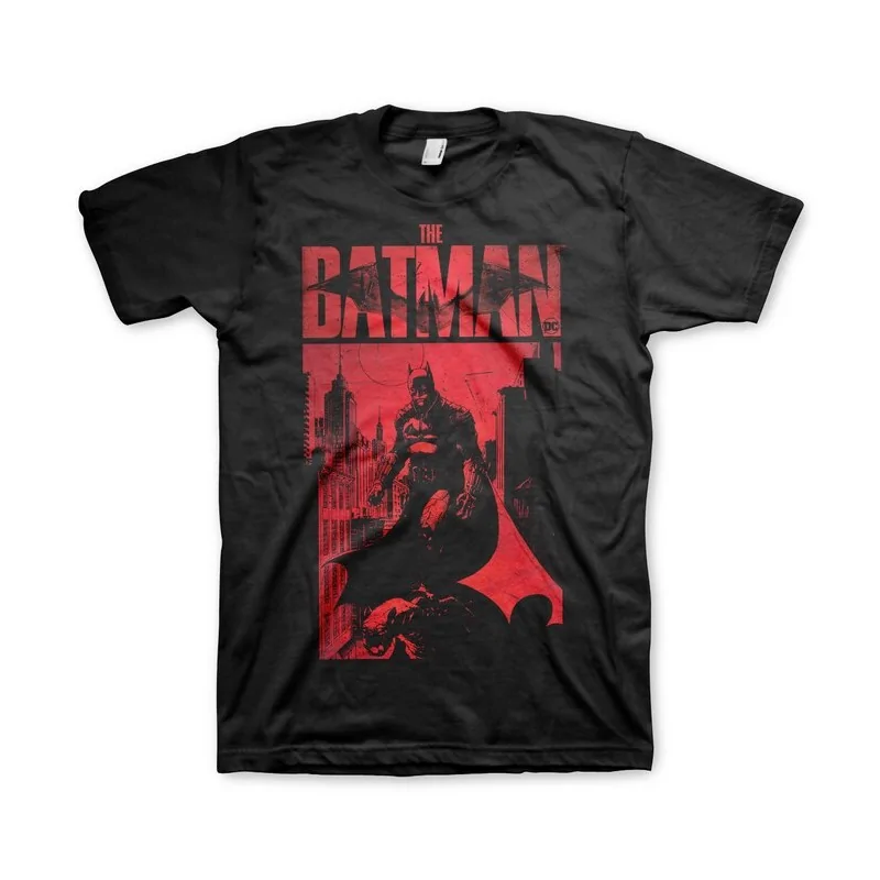 Pánské tričko Batman Sketch City černé