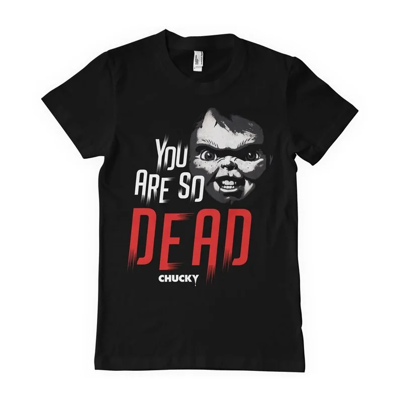 Men T-shirt Chucky - You Are So Dead black