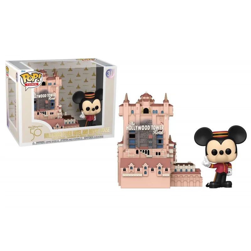 POP figure Mickey Mouse and Hollywood tower hotel 15 cm