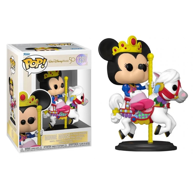 POP figurka Minnie Mouse on Prince Charming Regal Carrousel 9 cm