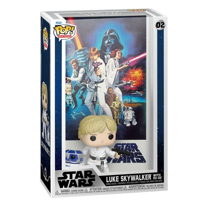 POP figure Luke Skywalker with R2-D2 Poster
