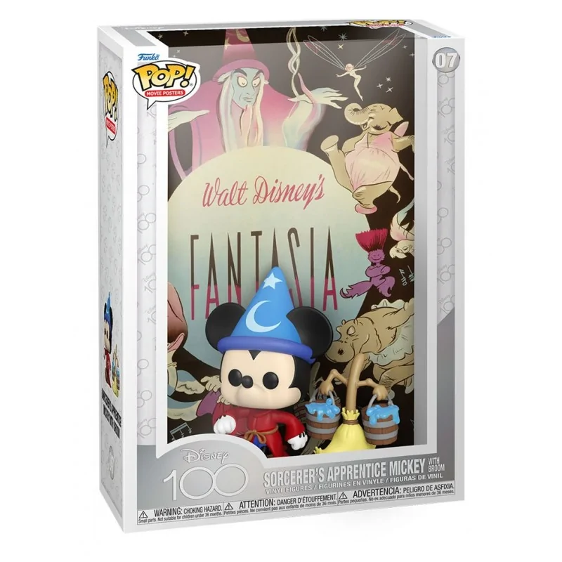 POP figurka Mickey Mouse Sorcerer´s Apprentice with Broom Poster