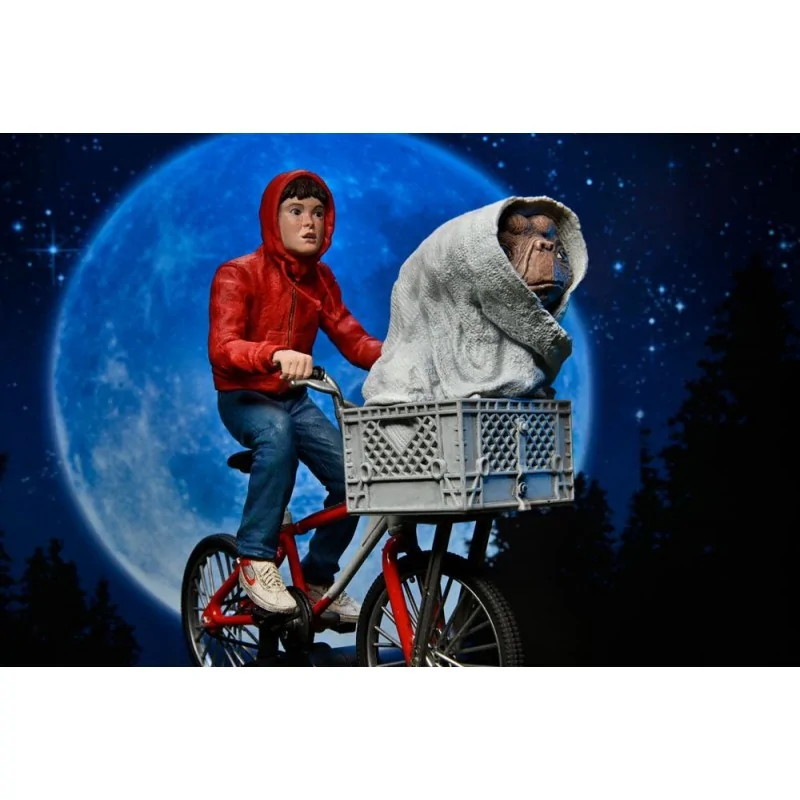 Akční figurka E.T. Mimozemšťan a Elliott on Bicycle 13 cm