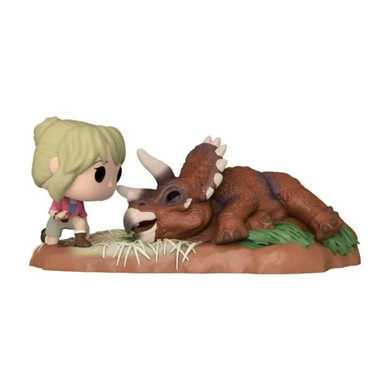 POP figure Jurassic Park Dr. Sattler with Triceratops 13 cm special edition