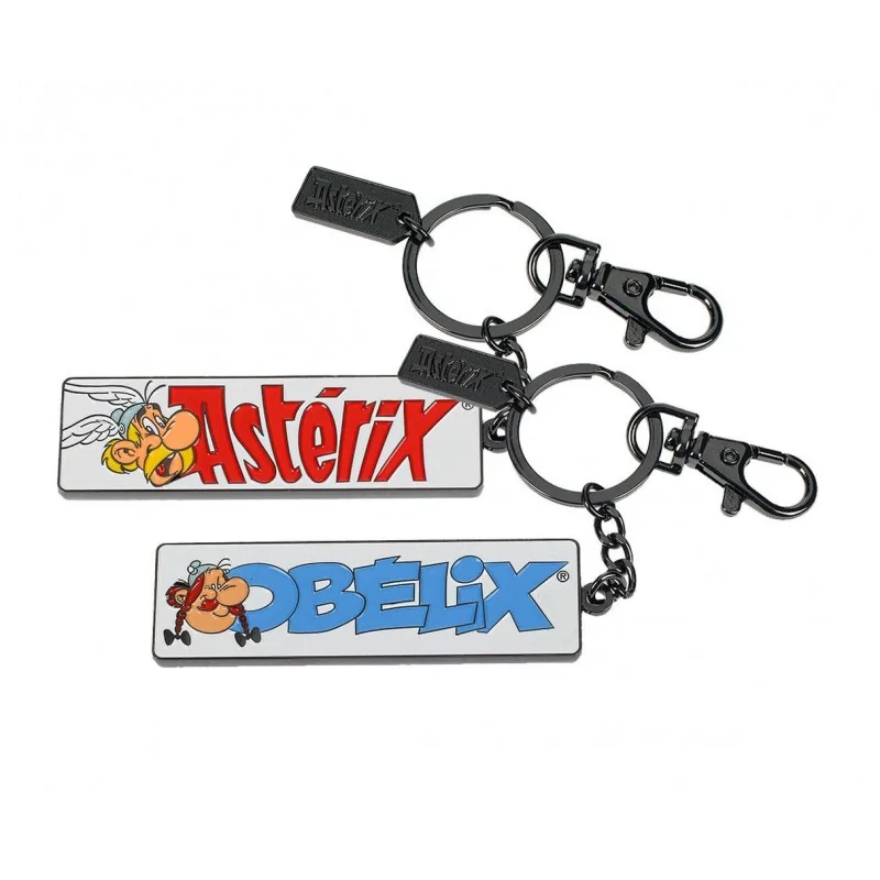 Asterix Metal Keychain Asterix & Obelix 7 cm Klíčenka