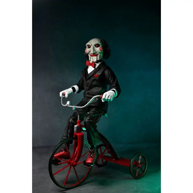 Action figure Saw Billy the Puppet with Tricyle 30 cm with sound