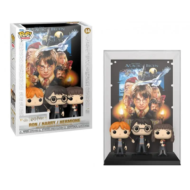 POP figure Harry Potter, Hermione Granger, Ron Weasley Movie Poster