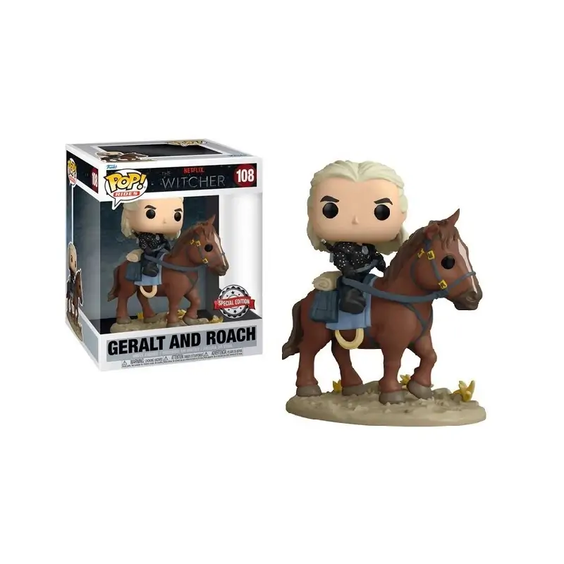 POP figure The Witcher Geralt and Roach 15 cm Exclusive