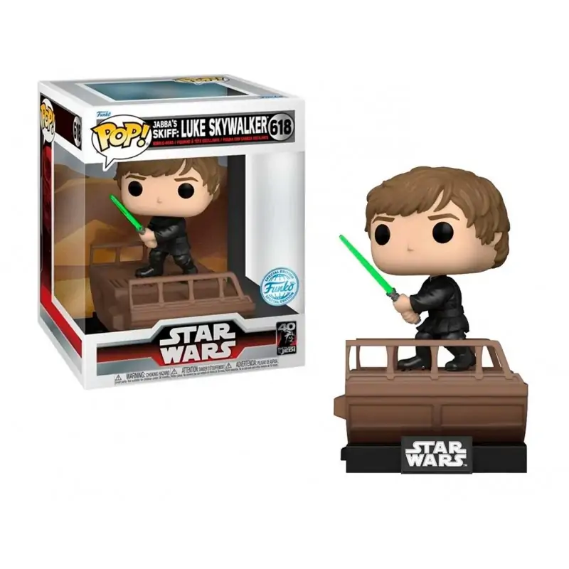 POP figurka Jabba´s Skiff Luke Skywalker 15 cm Exclusive