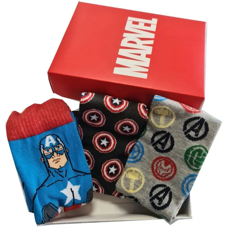 Ponožky Marvel Avengers sada 3 párů