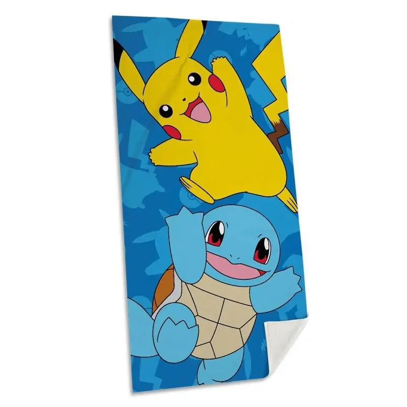 Beach towel Pokémon Pikachu a Squirtle 70x140 cm