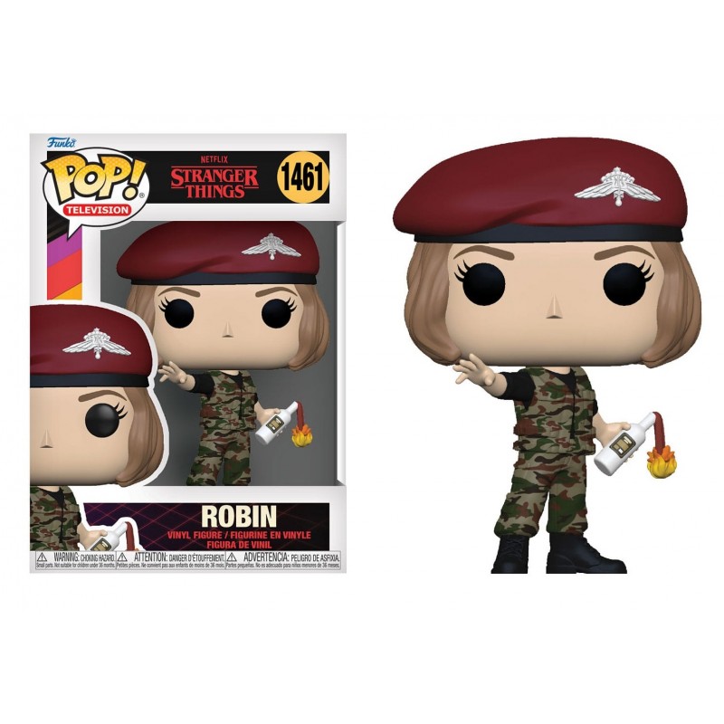 POP figure Stranger Things Hunter Robin with Cocktail 9 cm DAMAGED BOX 1