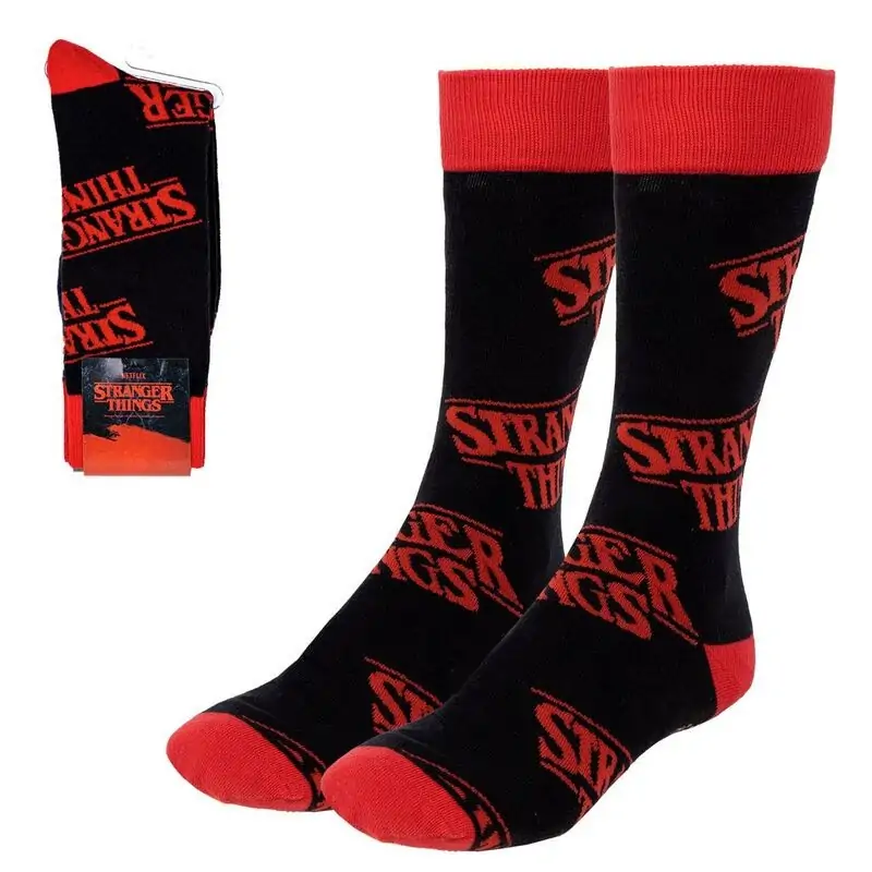 Socks Stranger Things 1 pair logo