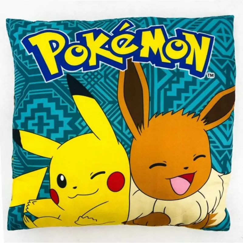 Polštář Pokémon Pikachu a Eevee 40 cm