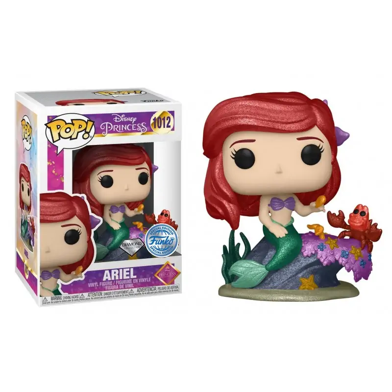 POP figure The Little Mermaid Ariel 9 cm Glitter exclusive