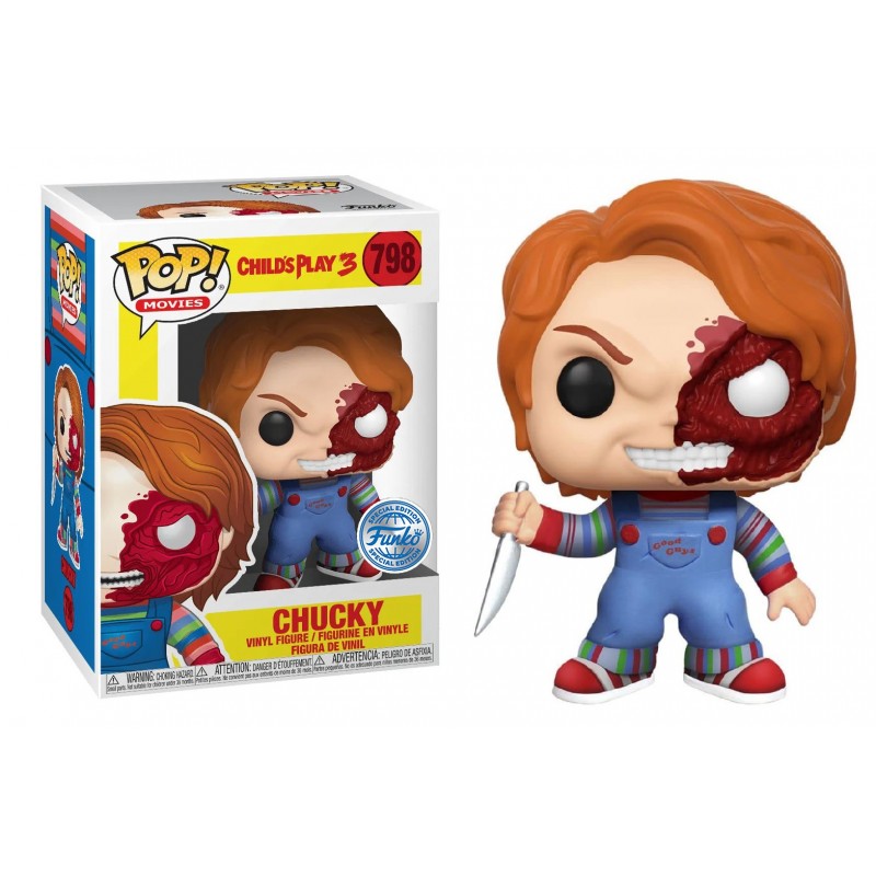 POP figure Chucky Half (BD) 9 cm exclusive DAMAGED BOX 1