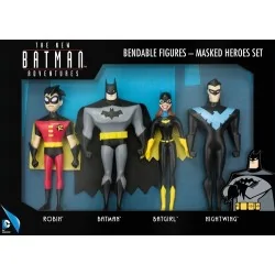 The new batman adventures - Bendable Figures - Masked Heroes Set