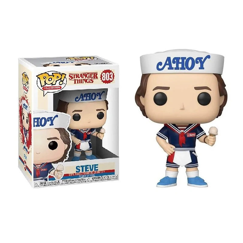 Funko POP figure Stranger Things Steve with Hat and Ice Cream 9 cm