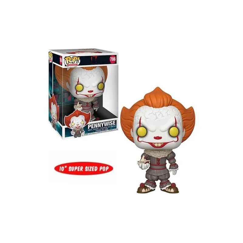 POP figurka IT Pennywise with boat SUPER SIZED 25 cm
