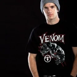 Men T-shirt Venom black