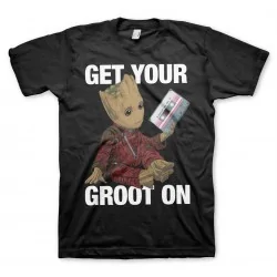 Pánské tričko Groot černé