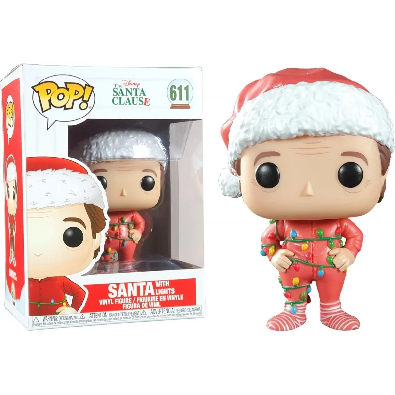Pop! Disney: The Santa Clause - Santa with Christmas Lights 9 cm