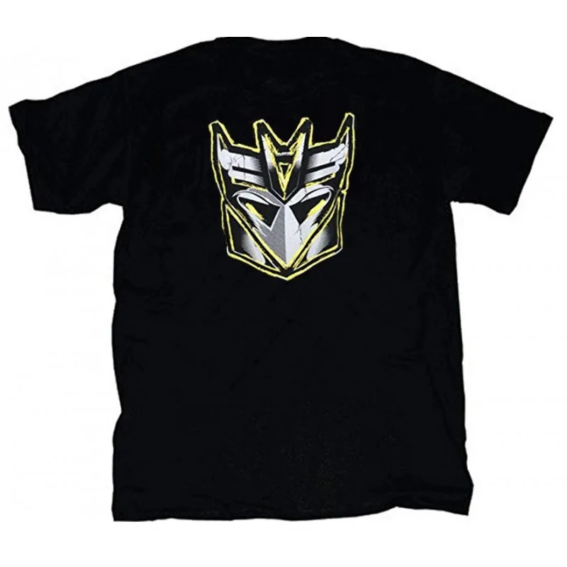 Pánské tričko Transformers Decepticon Metallic Logo black
