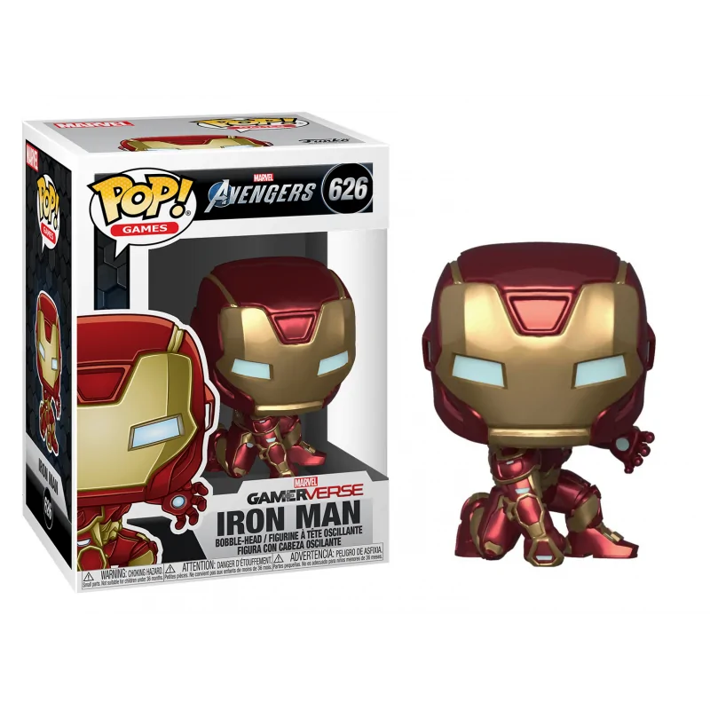 POP figure Marvel Avengers Game - Iron Man (Stark Tech Suit) 9 cm
